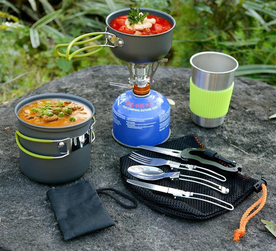 Backpacking stove cookware camping gear