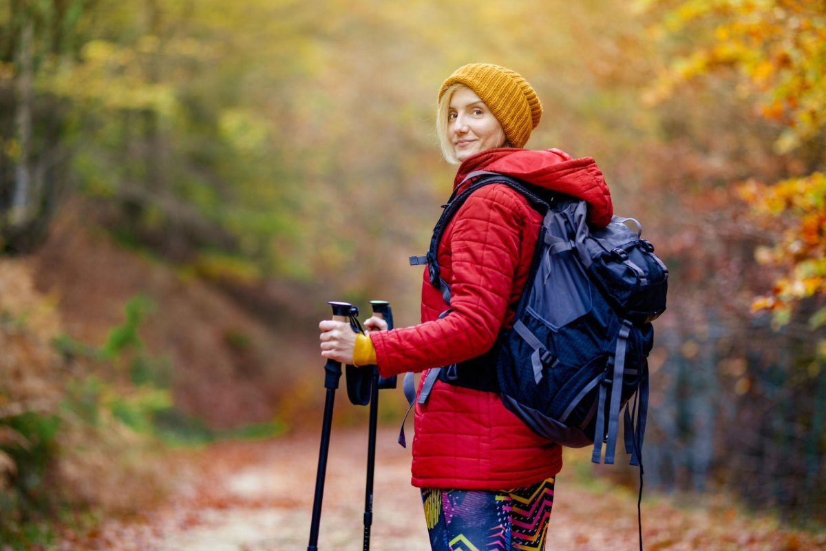 Affordable hiking clothes autumn trail