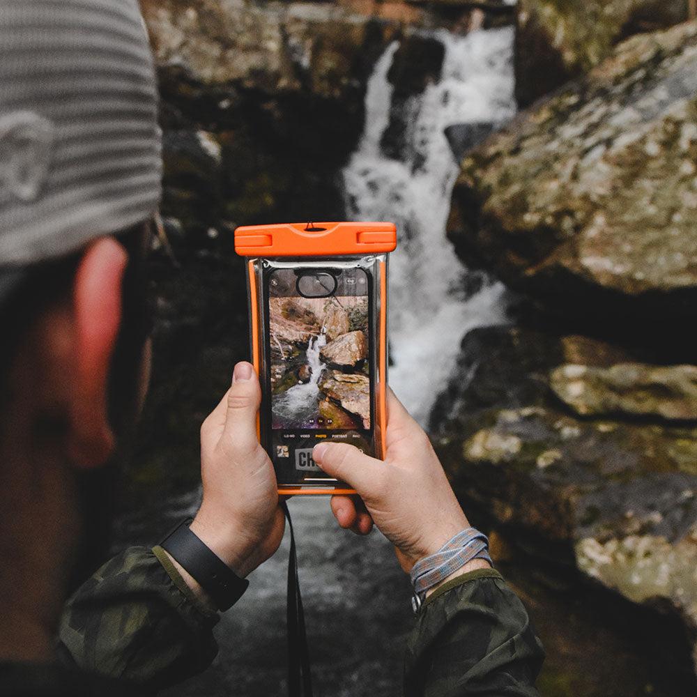 Camera waterproof case waterfall
