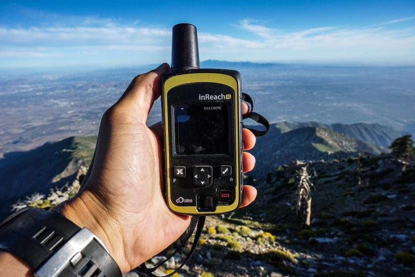 Satellite communicator hiking device