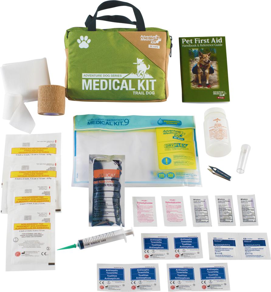 Dog first aid kit hiking supplies