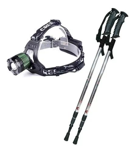 Headlamp trekking poles hiking accessories