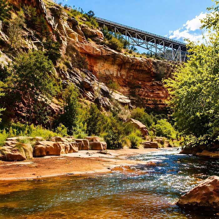 Midgley Bridge Oak Creek access