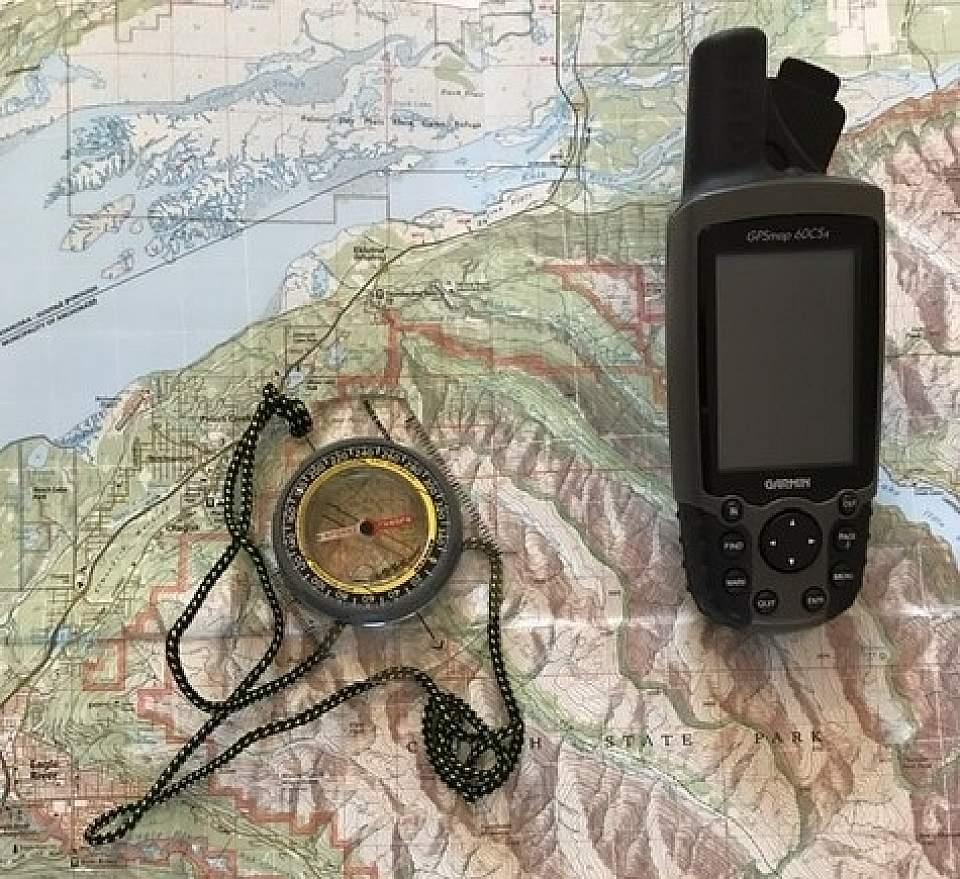 Map compass and GPS tools