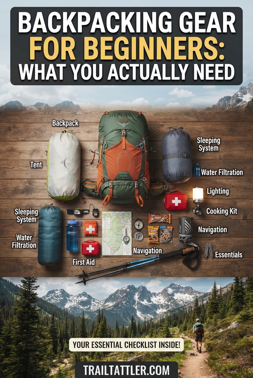 Backpacking Gear For Beginners: What You Actually Need