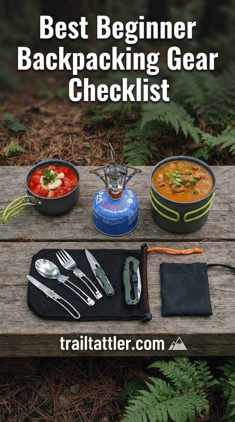 Best Beginner Backpacking Gear Checklist