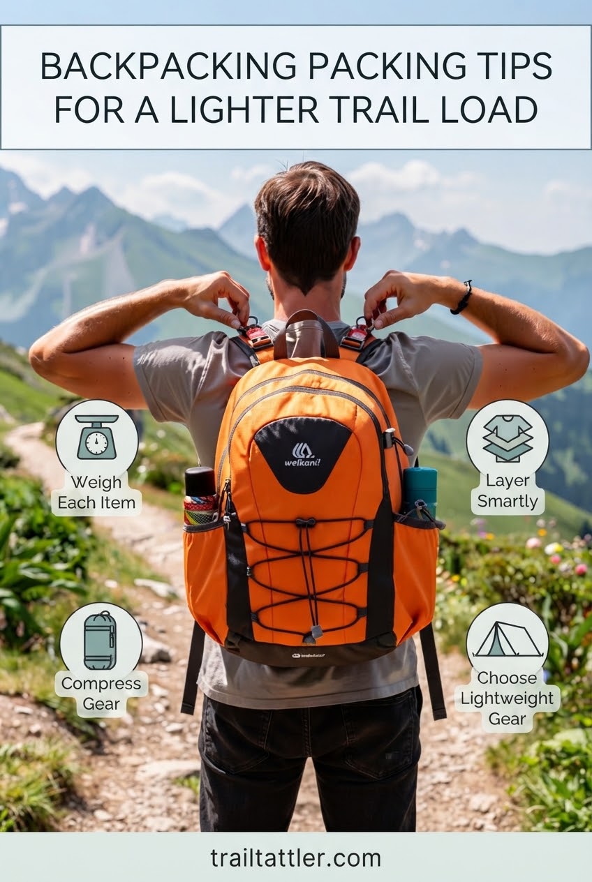 Backpacking Packing Tips for a Lighter Trail Load