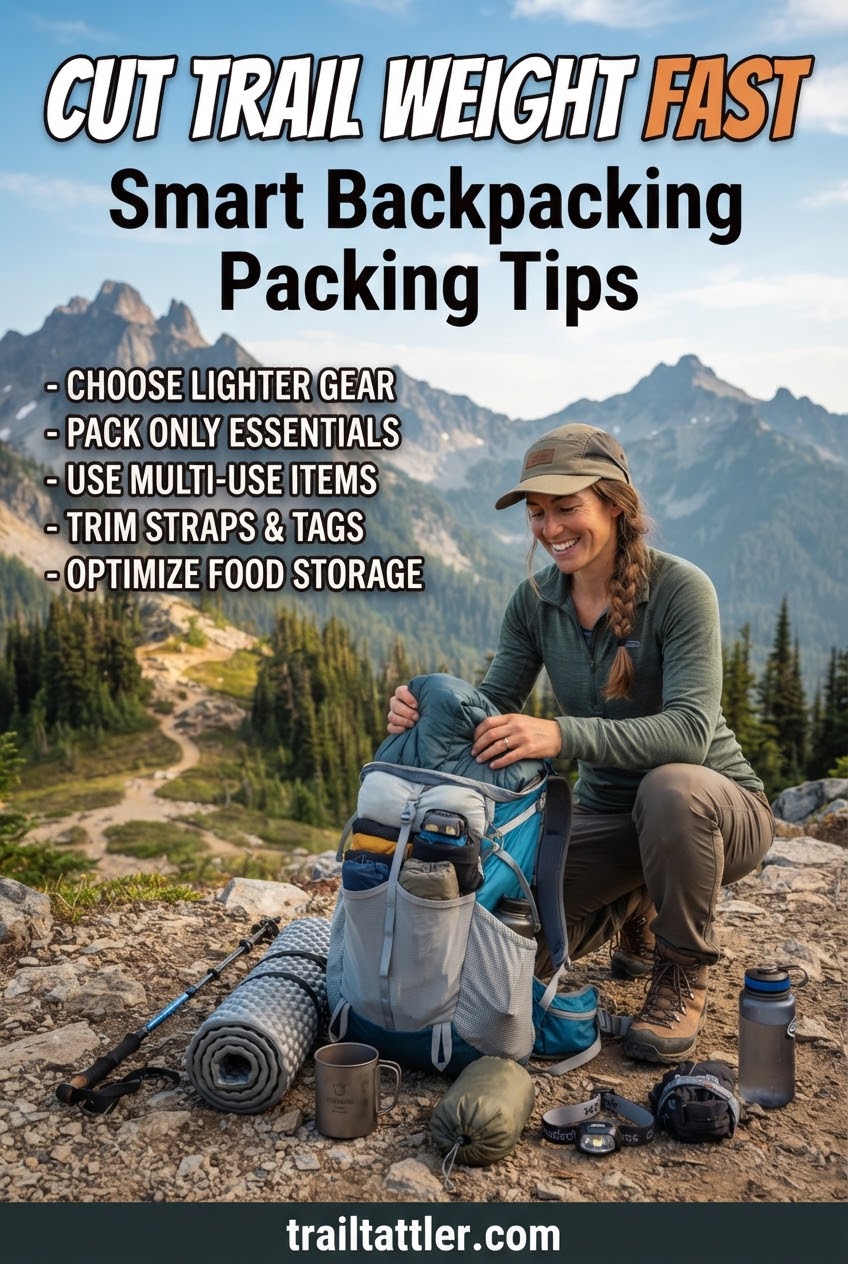 Cut Trail Weight Fast: Smart Backpacking Packing Tips