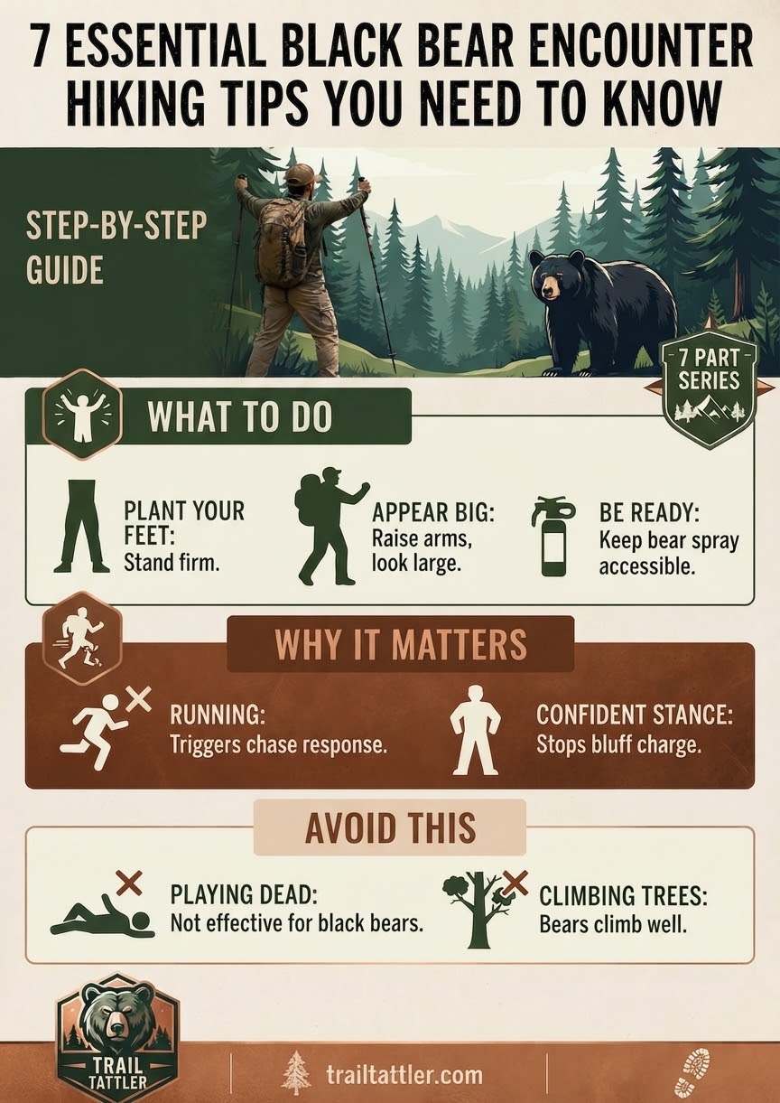7 Essential Black Bear Encounter Hiking Tips You Need To Know