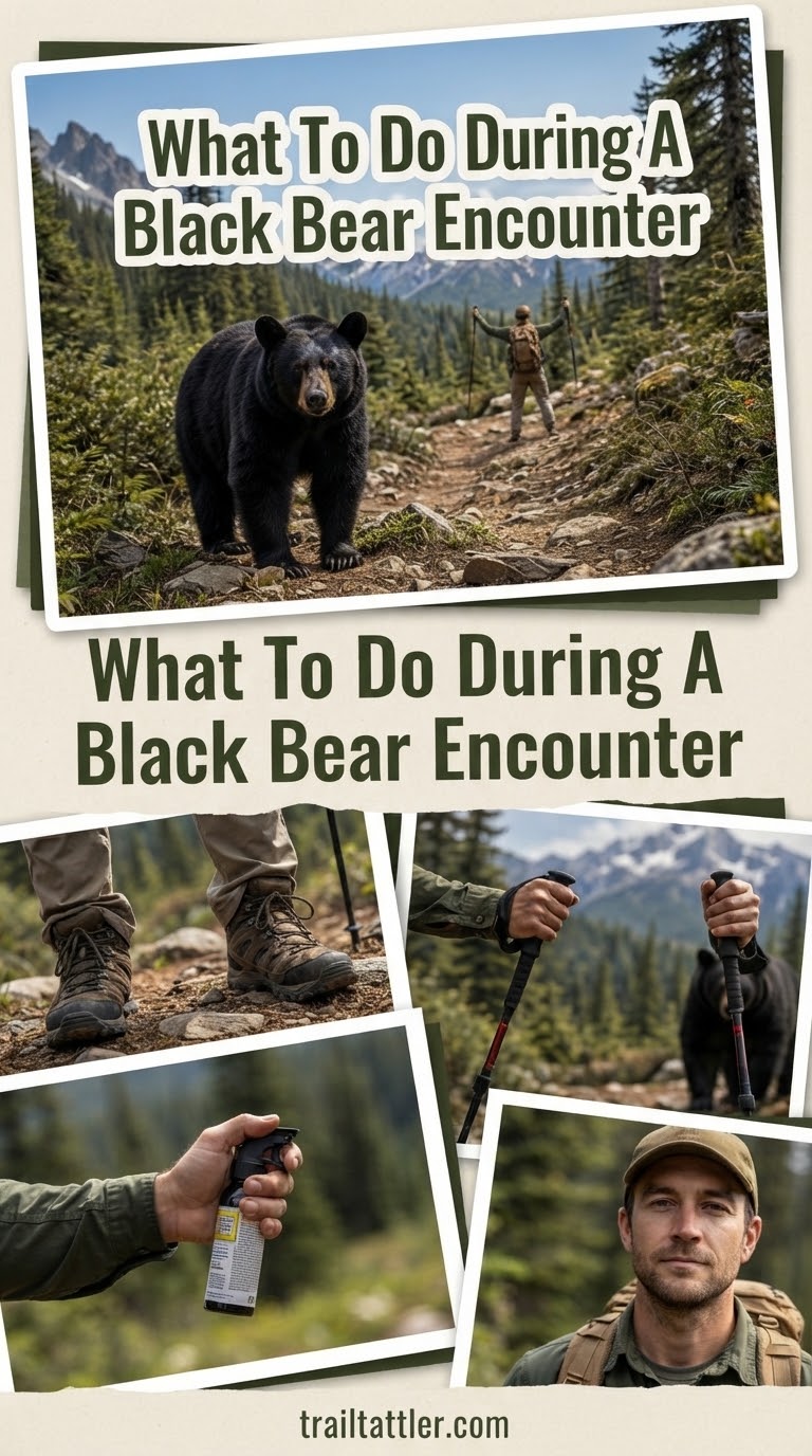 What To Do During A Black Bear Encounter