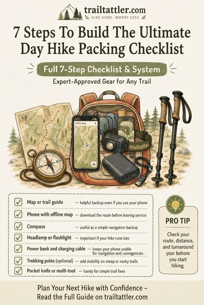 7 Steps To Build The Ultimate Day Hike Packing Checklist