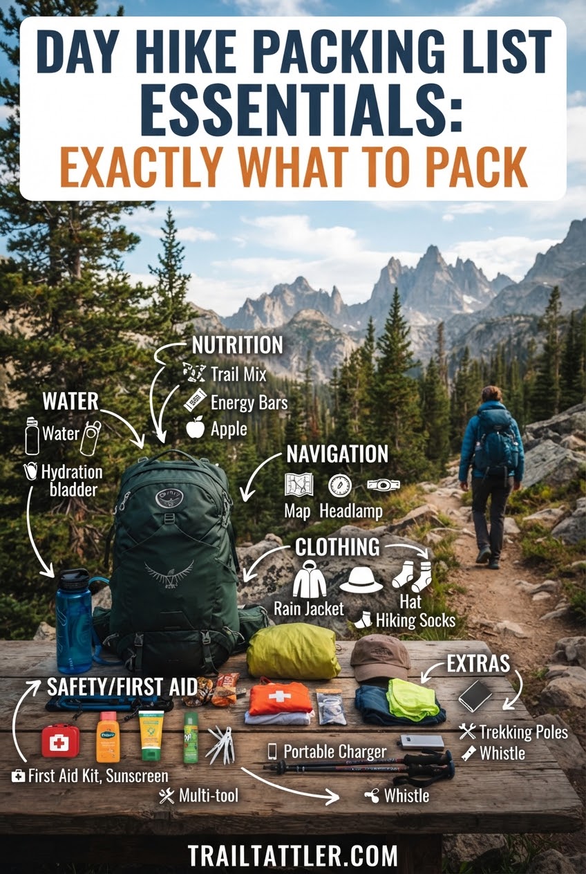 Day Hike Packing List Essentials: Exactly What to Pack