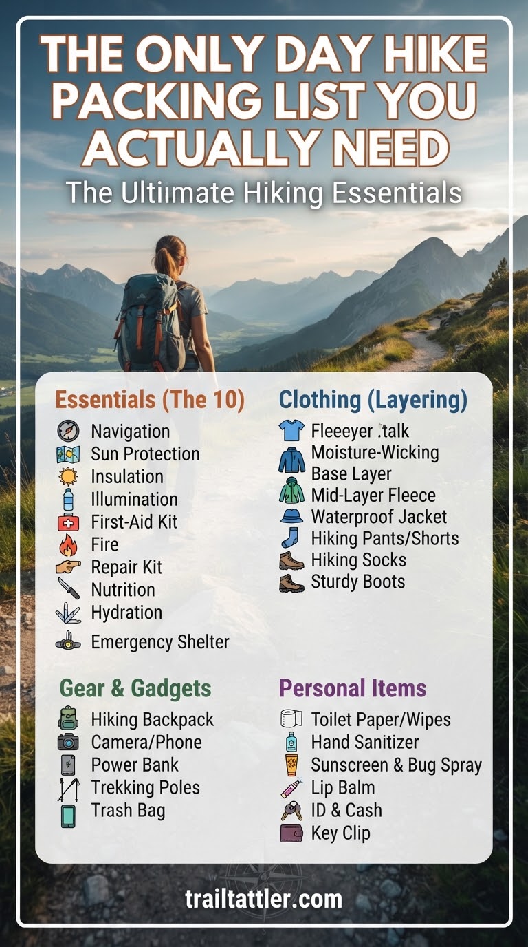 The Only Day Hike Packing List You Actually Need