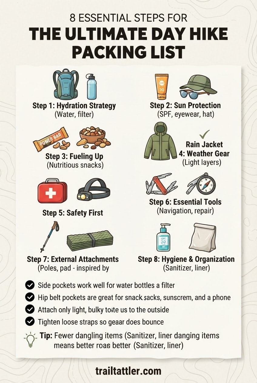 8 Essential Steps For The Ultimate Day Hike Packing List