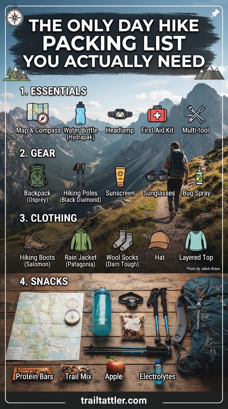 The Only Day Hike Packing List You Actually Need