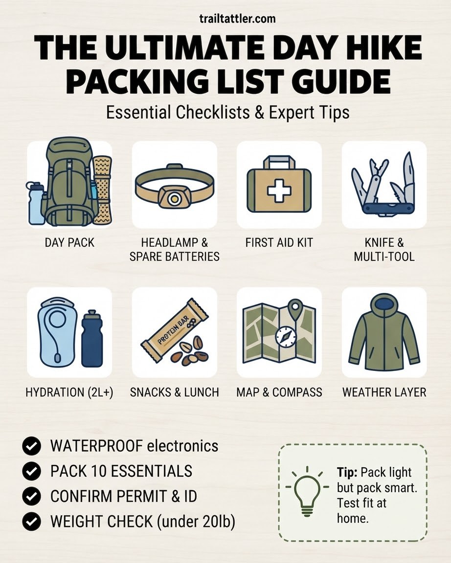 The Ultimate Day Hike Packing List Guide