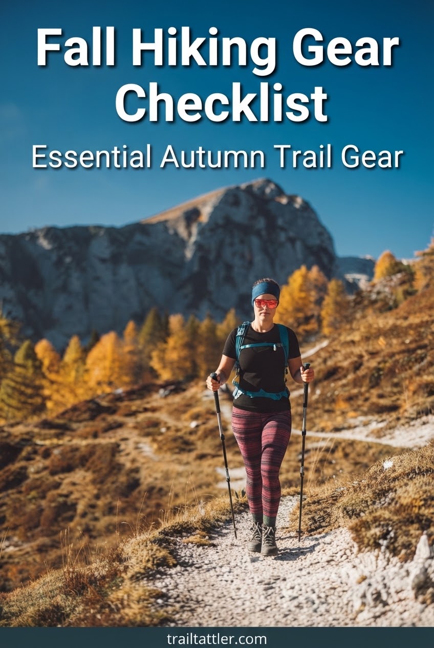 Fall Hiking Gear Checklist Essential Autumn Trail Gear