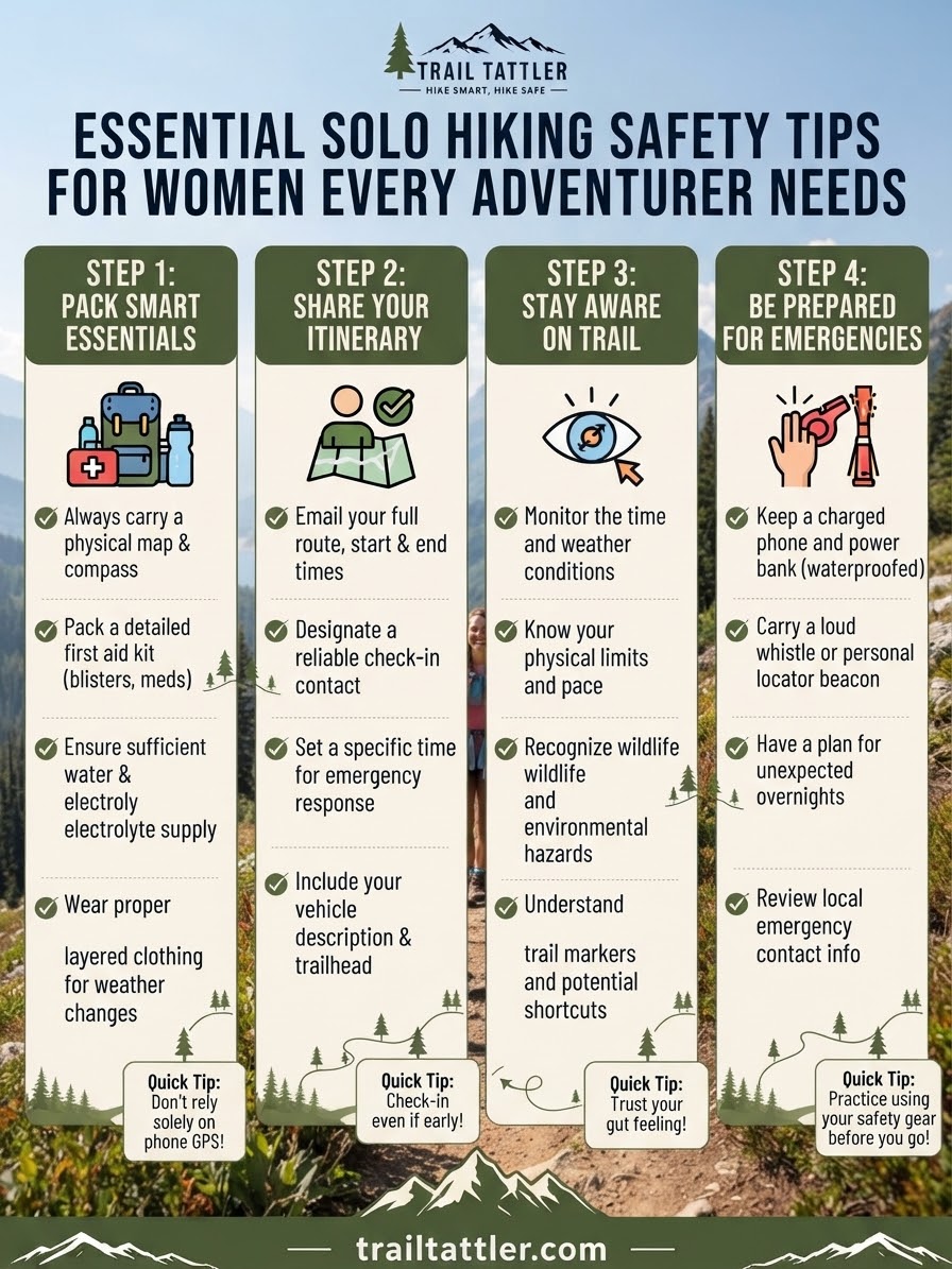 Essential Solo Hiking Safety Tips For Women Every Adventurer Needs