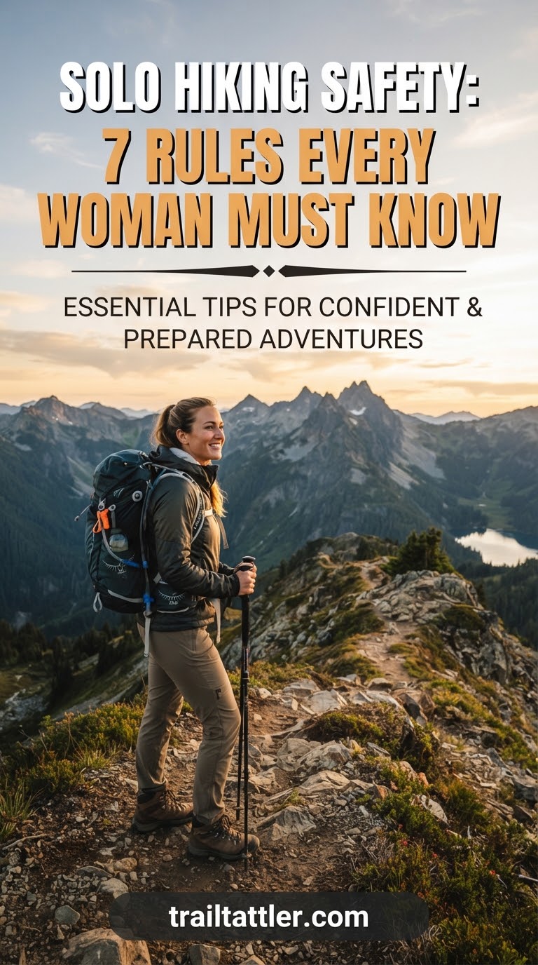 Solo Hiking Safety: 7 Rules Every Woman Must Know