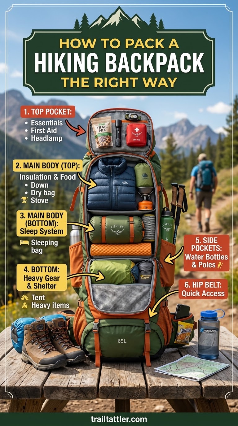 How to Pack a Hiking Backpack the Right Way