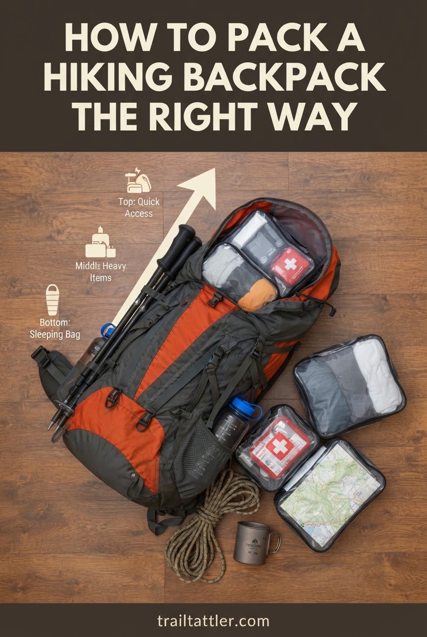 How To Pack A Hiking Backpack The Right Way