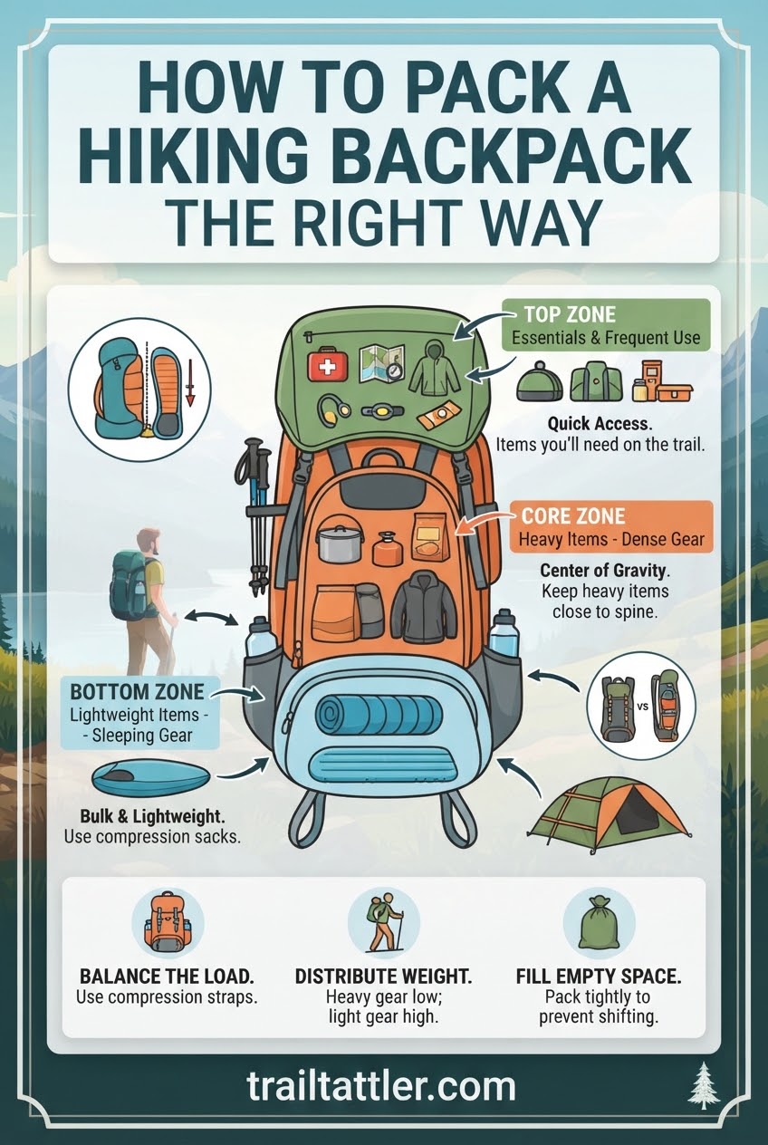 How to Pack a Hiking Backpack the Right Way