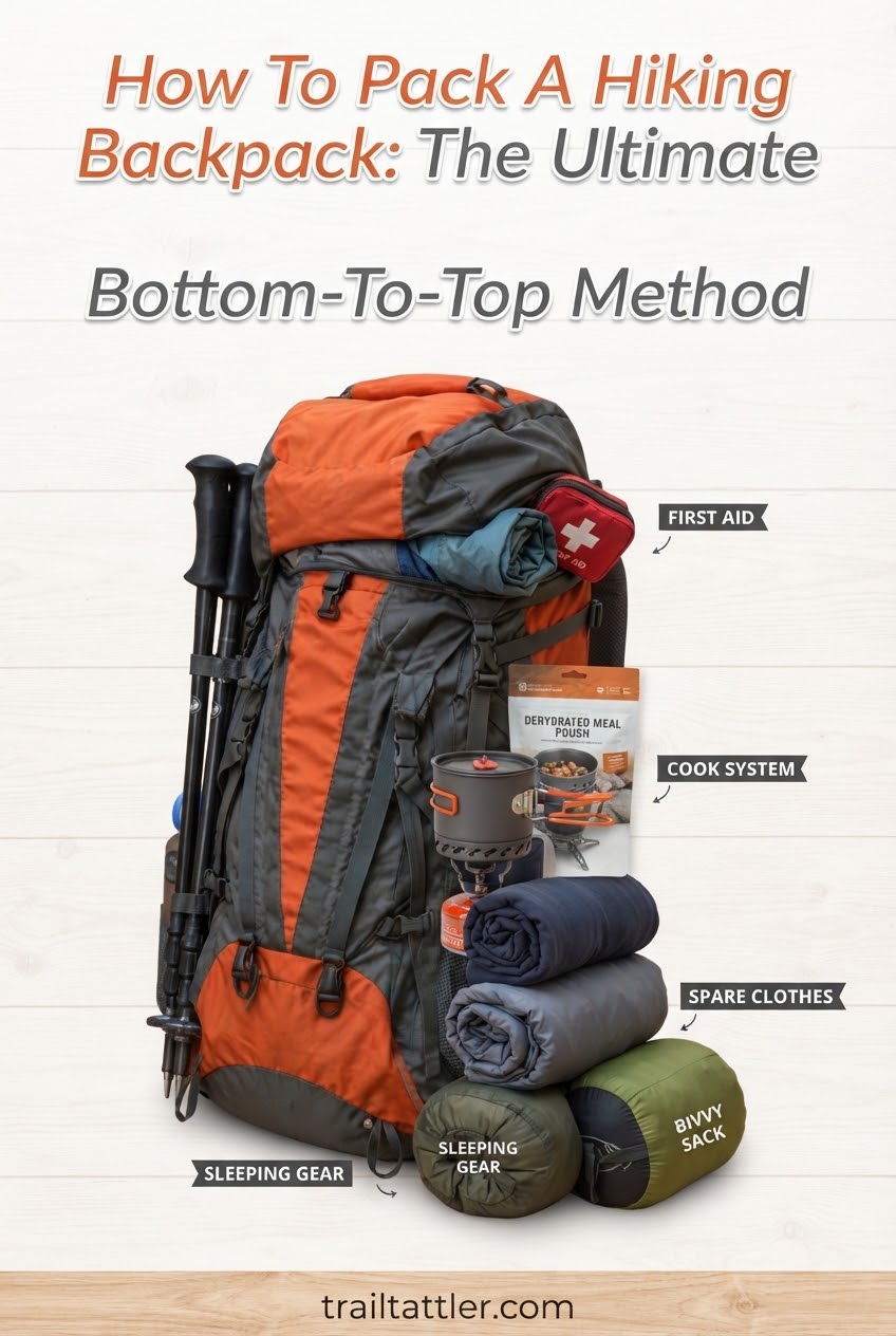 How To Pack A Hiking Backpack: The Ultimate Bottom-To-Top Method