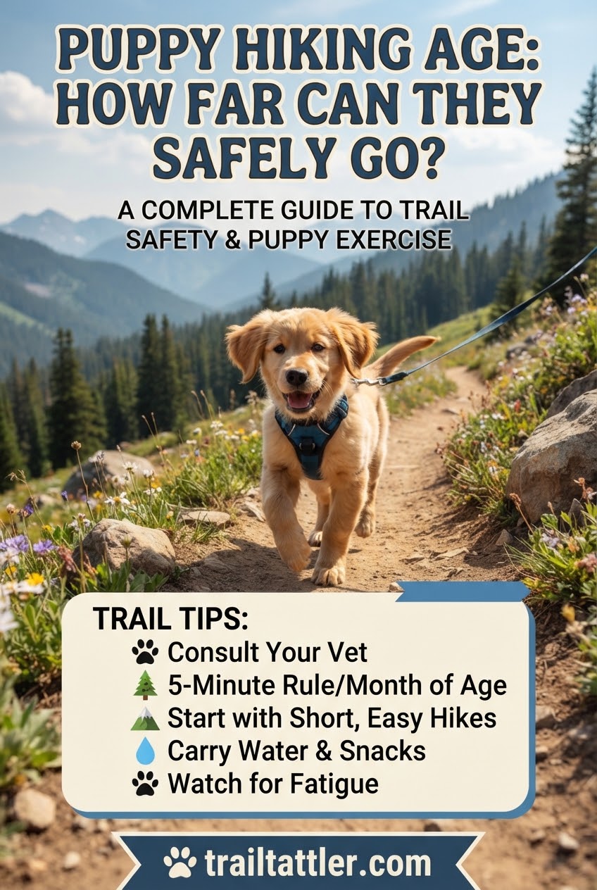 Puppy Hiking Age: How Far Can They Safely Go?