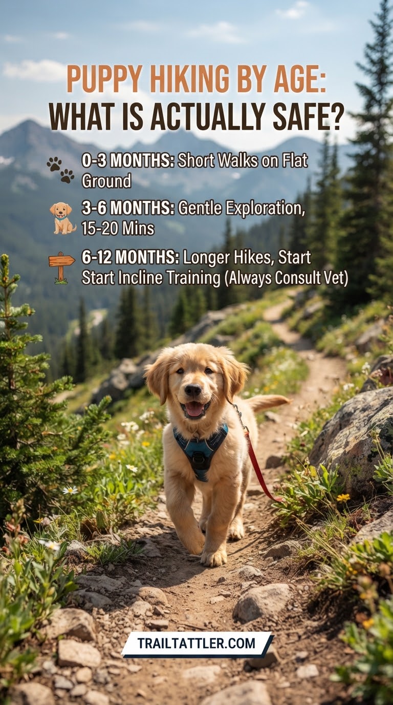 Puppy Hiking by Age: What Is Actually Safe?
