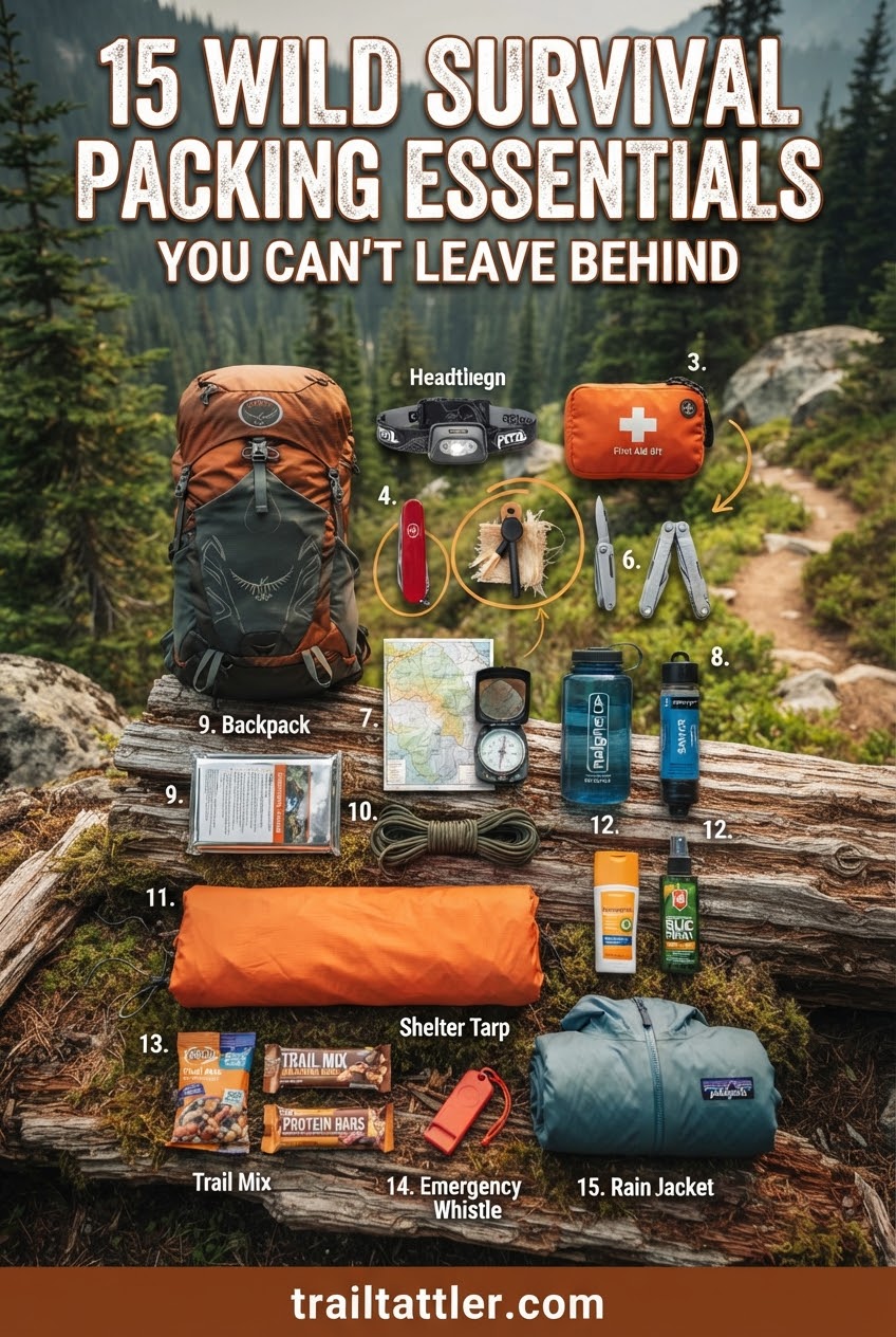 15 Wild Survival Packing Essentials You Can't Leave Behind