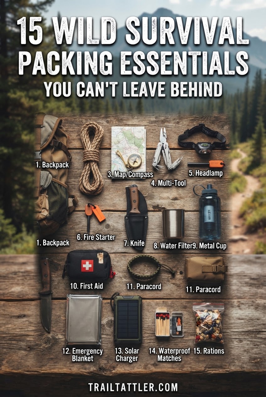 15 Wild Survival Packing Essentials You Can't Leave Behind