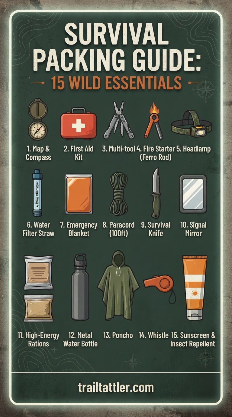 Survival Packing Guide: 15 Wild Essentials