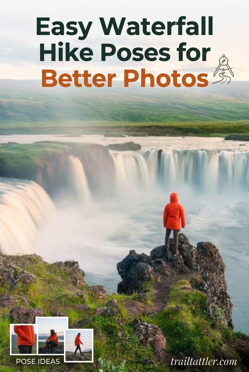 Easy Waterfall Hike Poses for Better Photos
