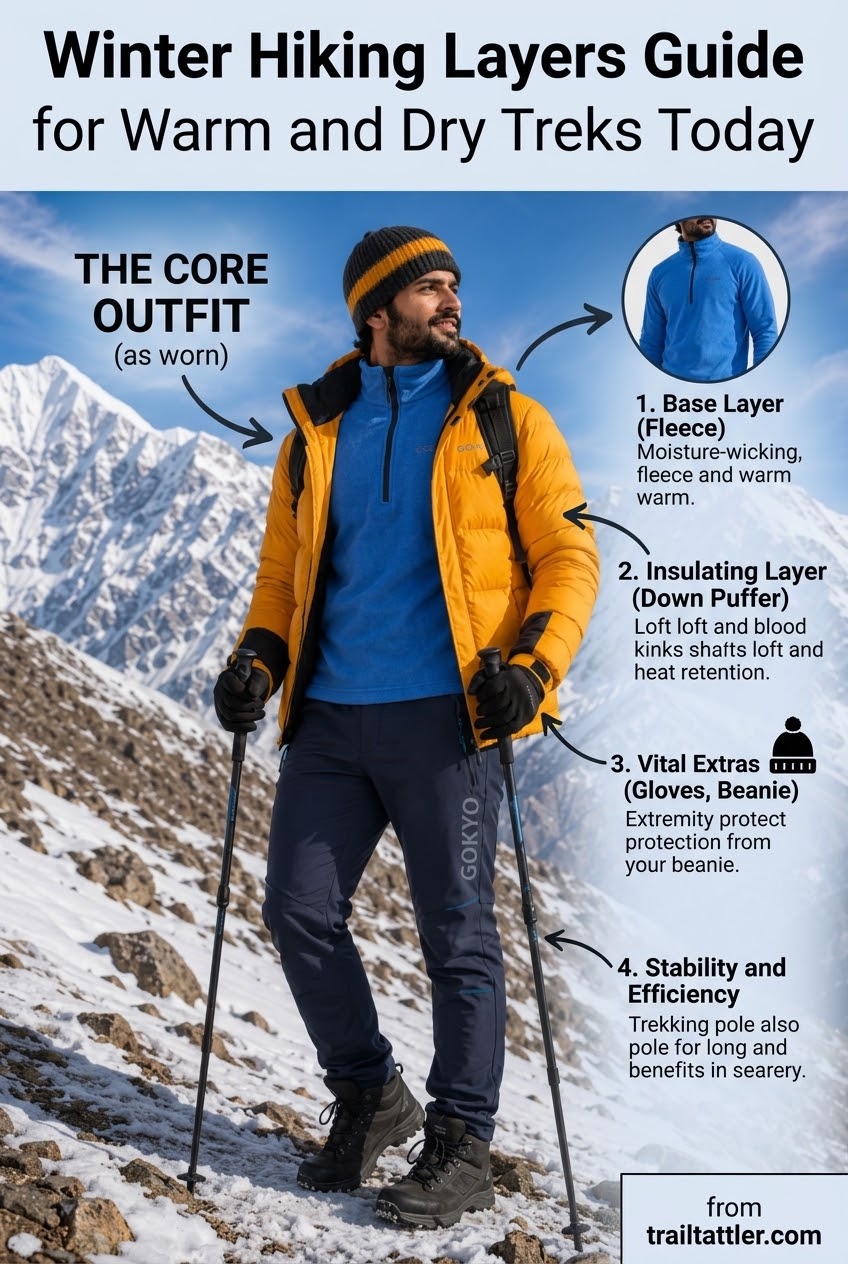 Winter Hiking Layers Guide for Warm and Dry Treks Today