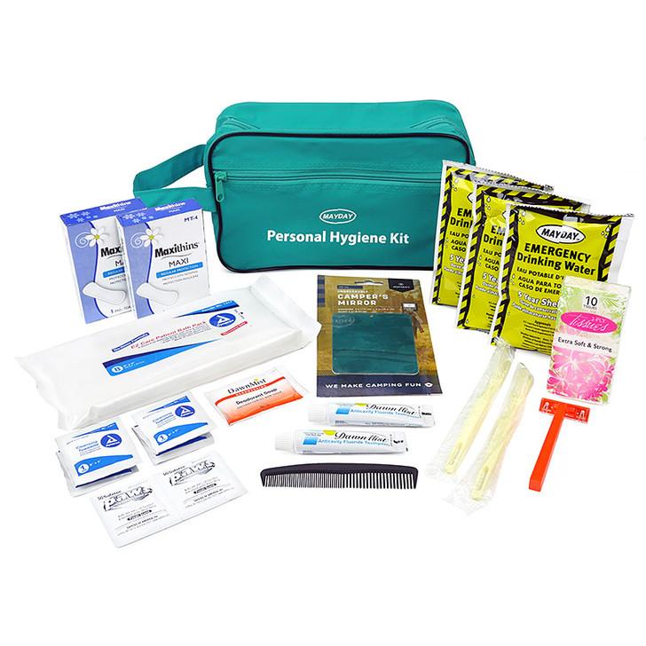 Survival packing guide hygiene kit for camping
