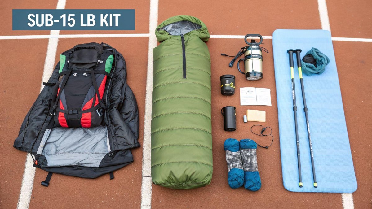 Ultralight backpacking equipment