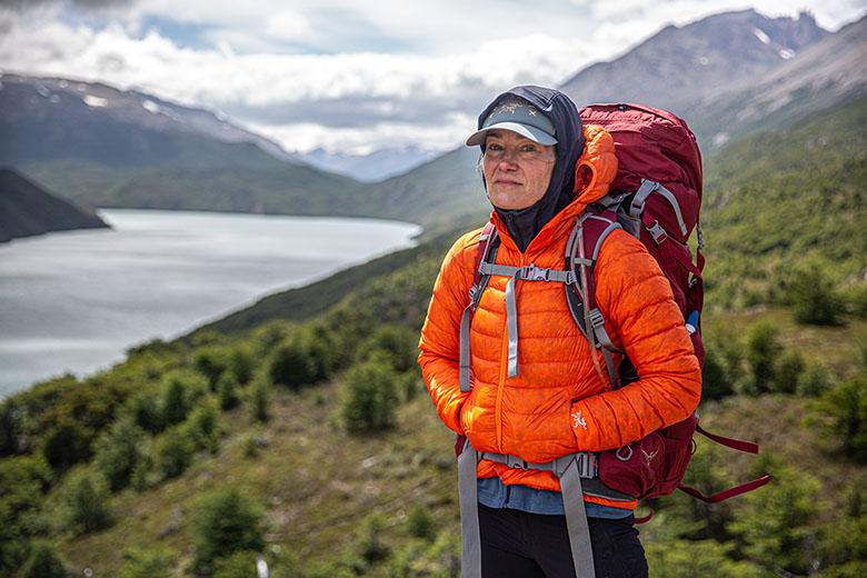 Insulated jacket for fall hiking
