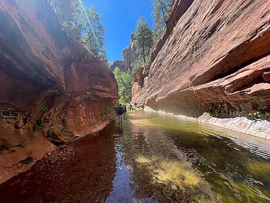 West Fork Oak Creek canyon trail